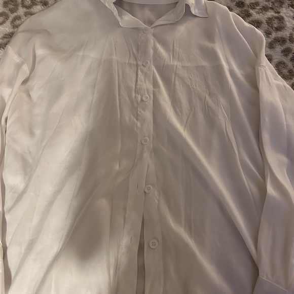 Shein white throw over - Picture 2 of 3